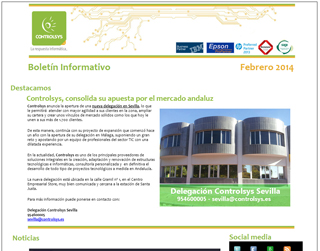 Boletín Informativo Febrero 2014