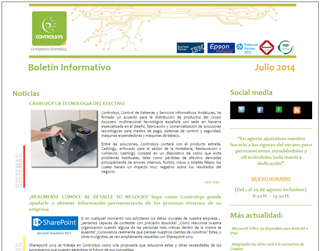 Boletín Informativo Julio 2014