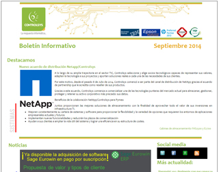 Boletín Informativo Septiembre 2014