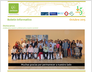Boletín Informativo Octubre 2015