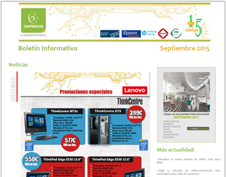 Boletín Informativo Septiembre 2015