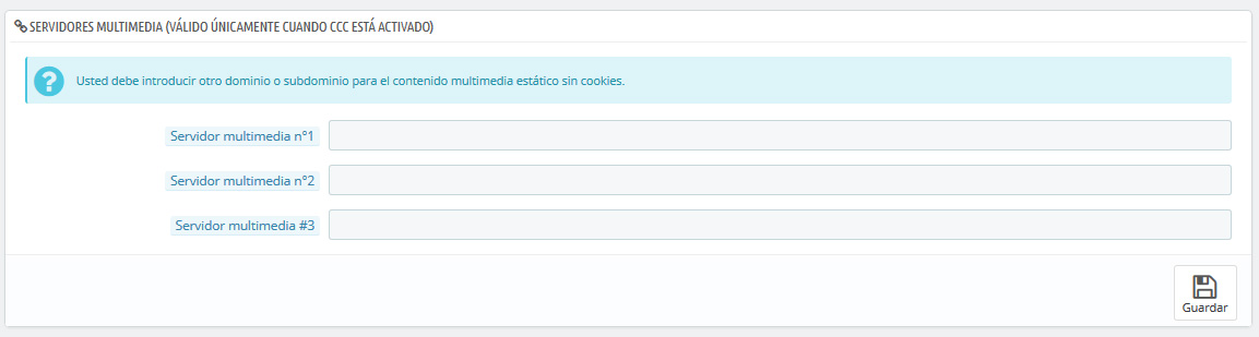 Optimización Servidores multimedia - Prestashop