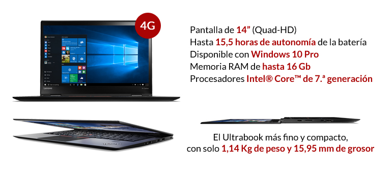 Conoce el nuevo Lenovo ThinkPad X1 Carbon