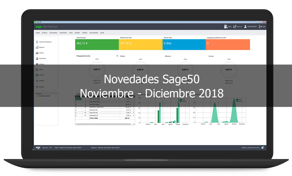 Novedades Sage50c para terminar el año