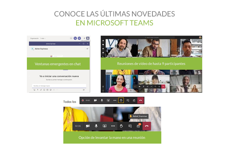 Conoce las últimas novedades en Microsoft Teams
