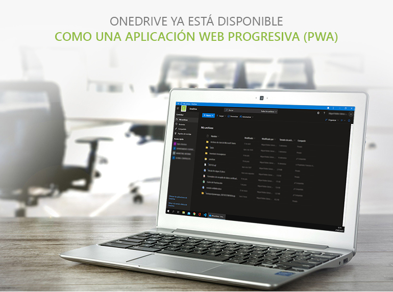 OneDrive ahora es una app web progresiva